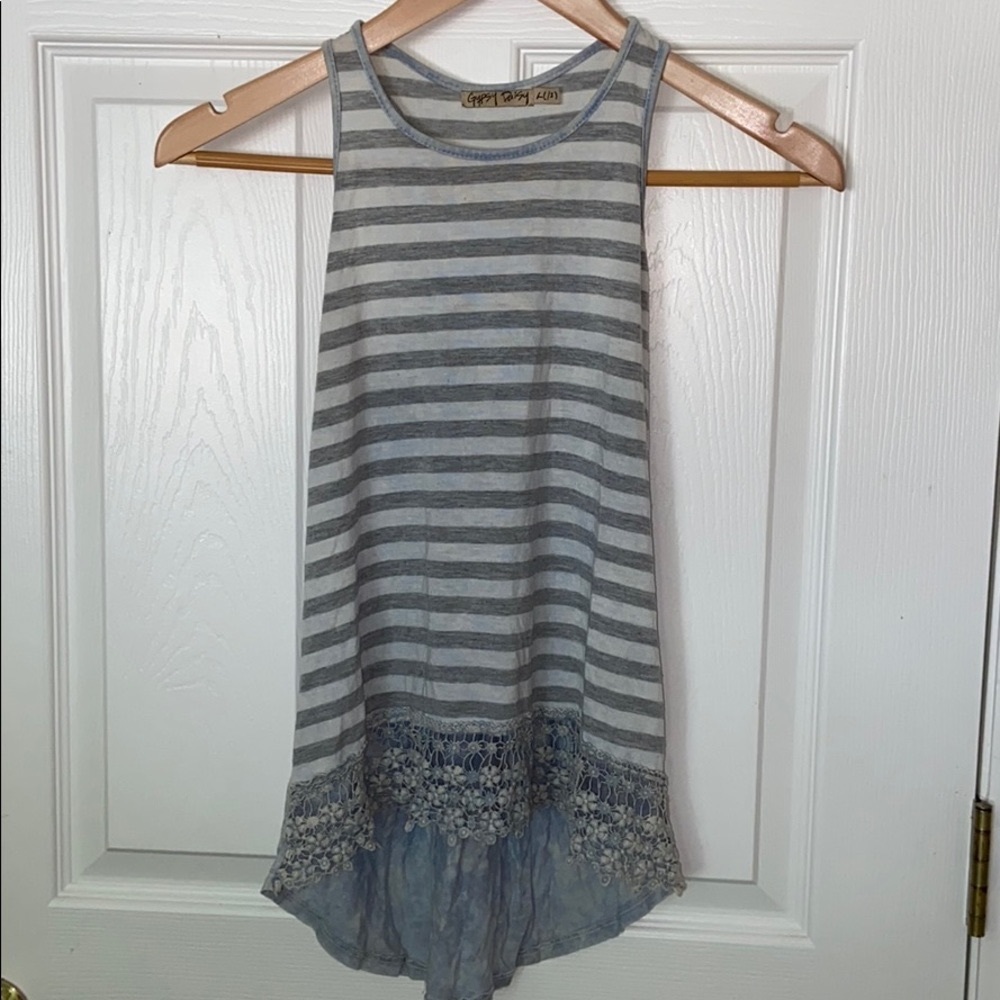 Boutique Floral Detail Tank